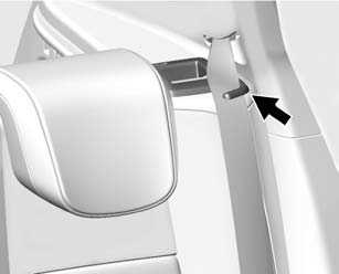 Rear Seat with Retainer Hook on the Seatback