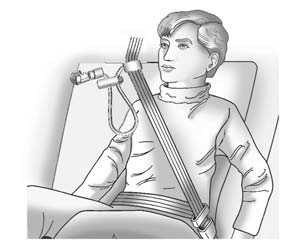 Rear Safety Belt Comfort Guides