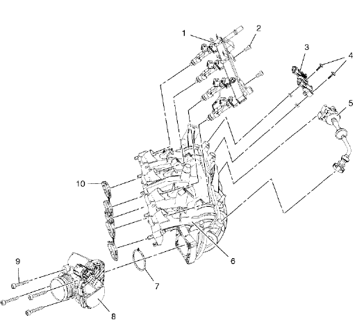 Fig. 9: Intake Manifold Assembly - 1.4L LUH and LUJ