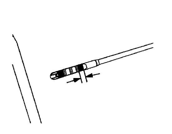 Fig. 193: Engine Oil Level Indicator