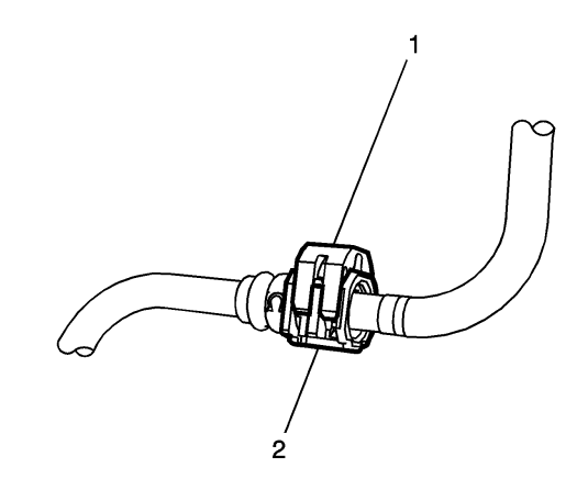 Fig. 62: Releasing Latch And Pulling Connector Straight Out