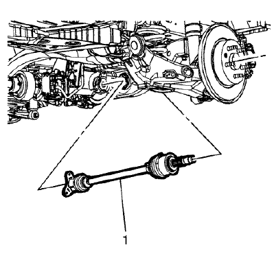 Fig. 36: Wheel Drive Shaft