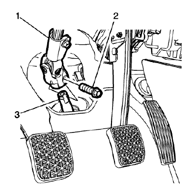 Fig. 10: Intermediate Steering Shaft And Bolt