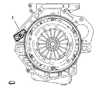 Fig. 50: Flywheel Holder Tool