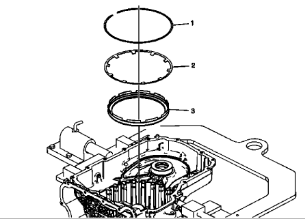 Fig. 11: View Of 2-6 Clutch Piston & Attached Components