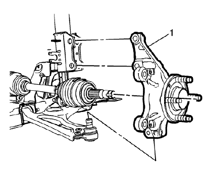 Fig. 18: Steering Knuckle Assembly