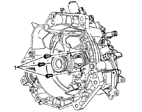 Fig. 33: Clutch Actuator Cylinder Bolts