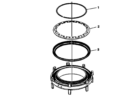 Fig. 40: View Of 1-2-3-4 Clutch Piston