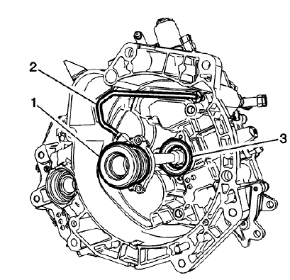 Fig. 72: Clutch Actuator Cylinder, Pipe And Seal