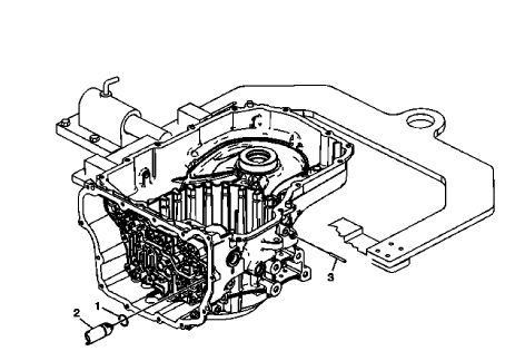 Fig. 19: View Of Park Pawl Actuator Guide & Seal