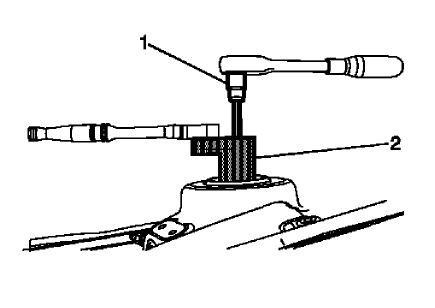 Fig. 33: Special Tool And Torx(R) Bit