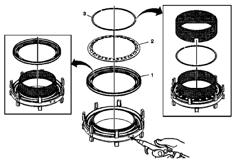 Fig. 43: View Of Low & Reverse Clutch Piston