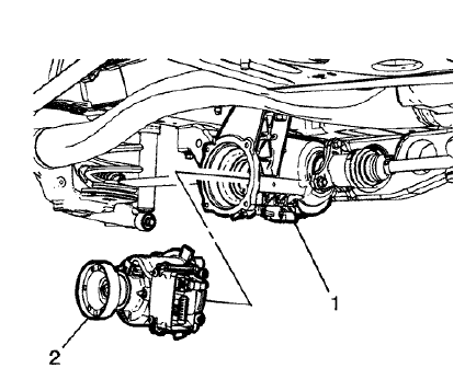 Fig. 33: Differential Clutch And Differential Carrier