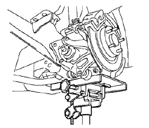 Fig. 29: Steering Column Upper Support Bracket