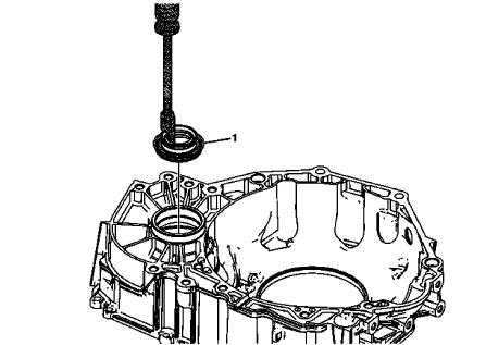 Fig. 50: Front Wheel Drive Shaft Seal - Torque Converter Housing Side