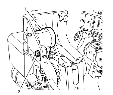 Fig. 36: Clutch Pedal Position Sensor And Bolt