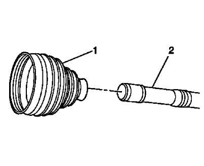 Fig. 55: Identifying Clamp & Wheel Drive Shaft