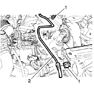 Fig. 5: Clutch Actuator Cylinder Front Pipe