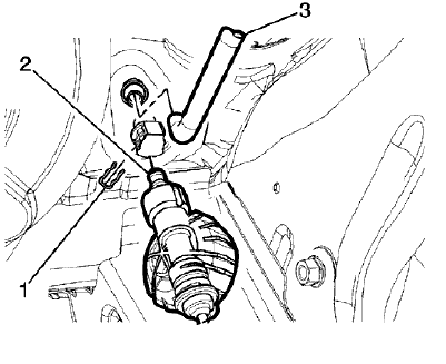 Fig. 12: Clutch Actuator Cylinder Front Pipe