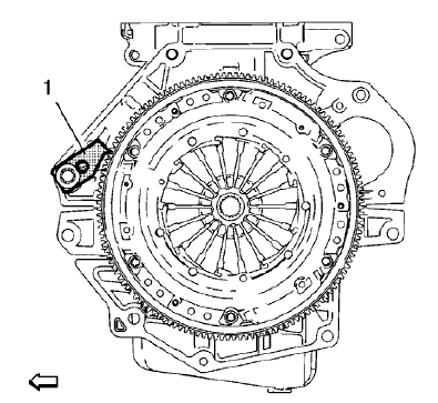 Fig. 38: Flywheel Holder Tool