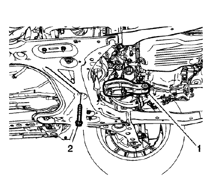 Fig. 49: Transmission Rear Mount