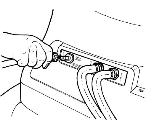 Fig. 16: Applying Shop Air Supply Hose To Quick-Disconnect