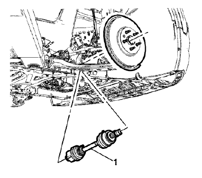 Fig. 23: Wheel Drive Shaf
