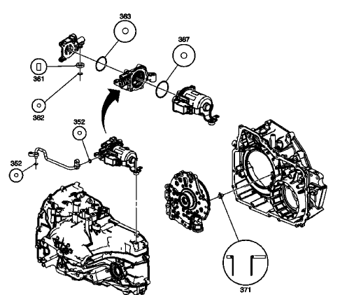 Fig. 32: Auxiliary Fluid Pump and Hybrid Seals -- Hybrid Models