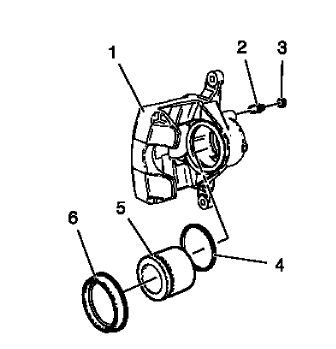 Fig. 8: Brake Caliper Components
