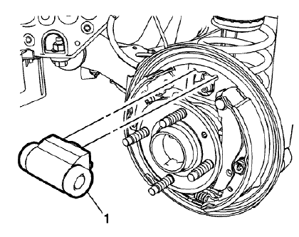 Fig. 48: Rear Brake Cylinder