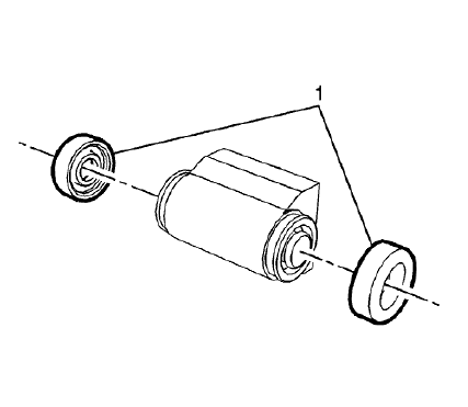 Fig. 52: Brake Cylinder Dust Seals