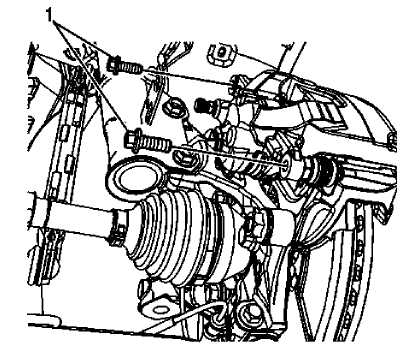 Fig. 26: Brake Caliper Guide Pin Bolts
