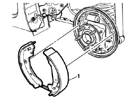 Fig. 31: Brake Shoe Assembly