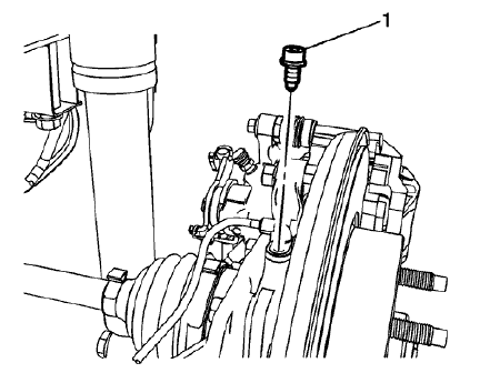 Fig. 36: Wheel Speed Sensor Bolt