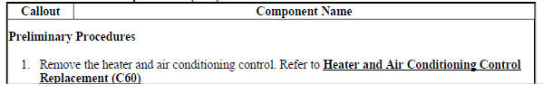 Mode Control Cable Replacement (C60)