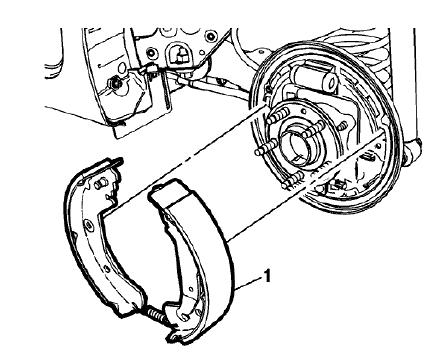 Fig. 34: Brake Shoe Assembly
