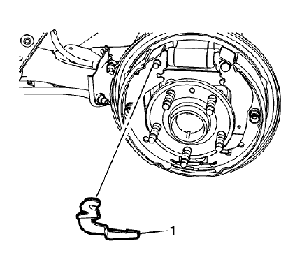 Fig. 37: Brake Shoe Adjuster Actuator Lever
