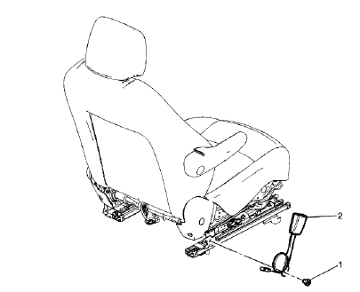 Fig. 4: Front Seat Belt Buckle