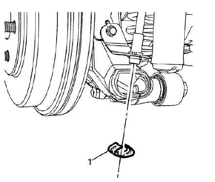 Fig. 156: Brake Hose Retainer