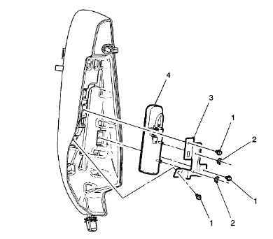 Fig. 27: Rear Seat Bolster Airbag