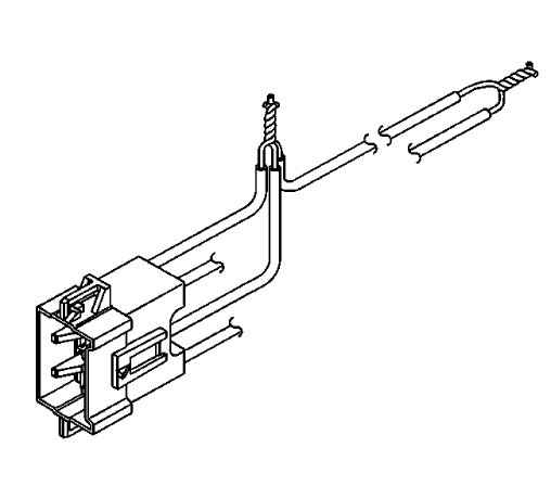 Fig. 37: Twisting Connector Wire Leads (High Circuits) To Deployment Harness Wire
