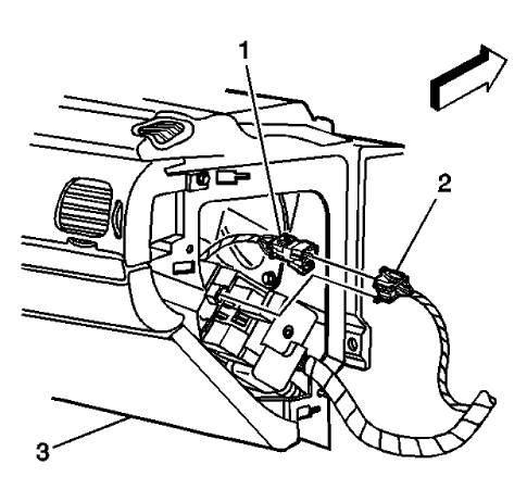Fig. 39: Identifying I/P Module Connector To Vehicle Harness Connector