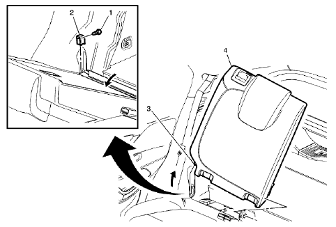 Fig. 35: Rear Seat Back Cushion (40%)