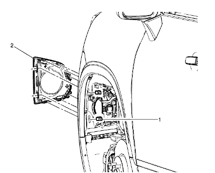 Fig. 38: Front Fog Lamp Cover (Trax With T3U)