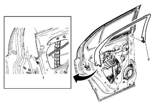 Fig. 10: Rear Side Door Window Garnish Molding